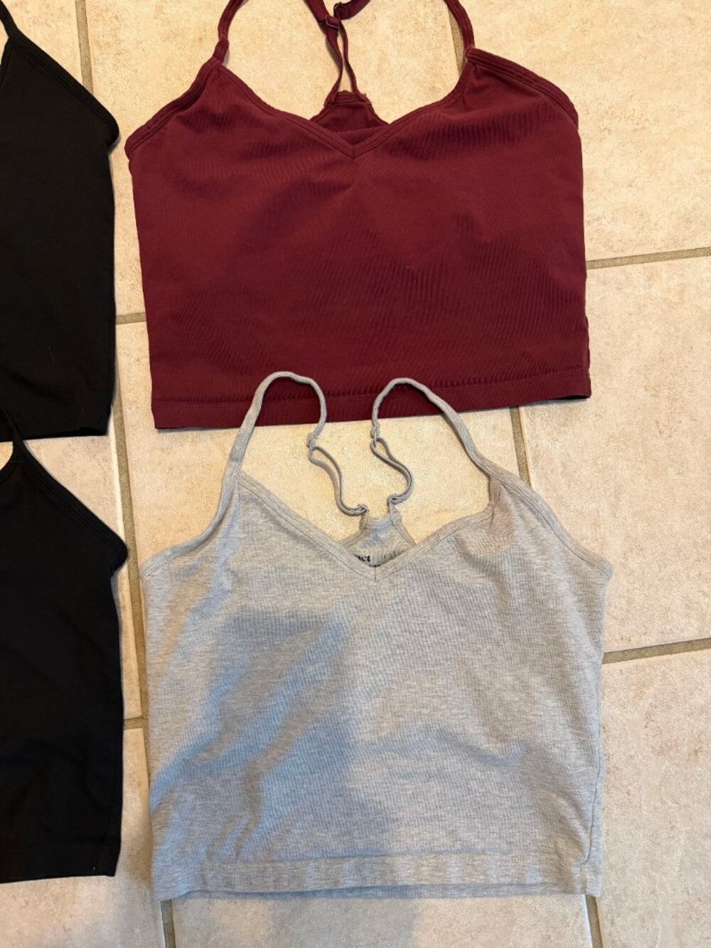 Set of 6 Pact Shelf Bra Crop Camisole Tank Tops, Size Small - Picture 5 of 6